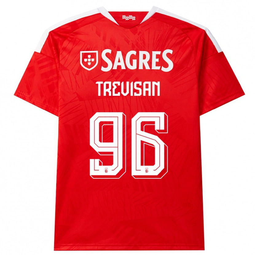 Danxen Bambino Maglia Jelani Dumas #96 Rosso Bianco Giallo Kit Gara Home 2026/27 Maglietta