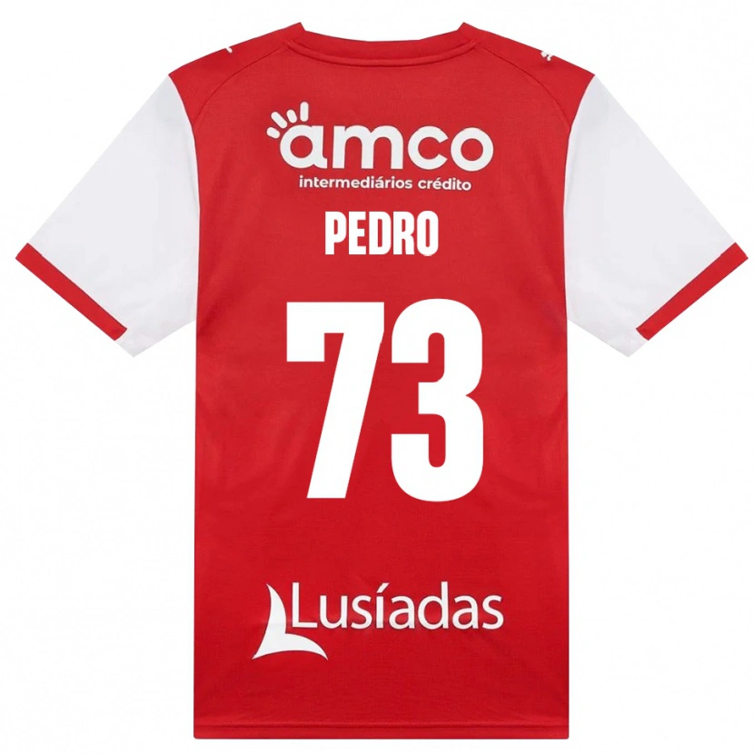 Danxen Bambino Maglia Zé Pedro #73 Bianco Rosso Nero Kit Gara Home 2026/27 Maglietta