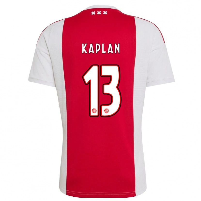 Danxen Bambino Maglia Ahmetcan Kaplan #13 Rosso Bianco Giallo Kit Gara Home 2026/27 Maglietta