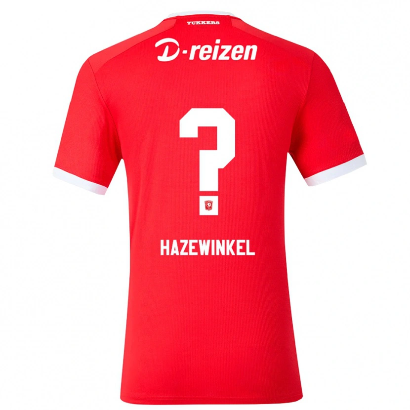 Danxen Bambino Maglia Ruben Hazewinkel #0 Rosso Bianco Kit Gara Home 2026/27 Maglietta