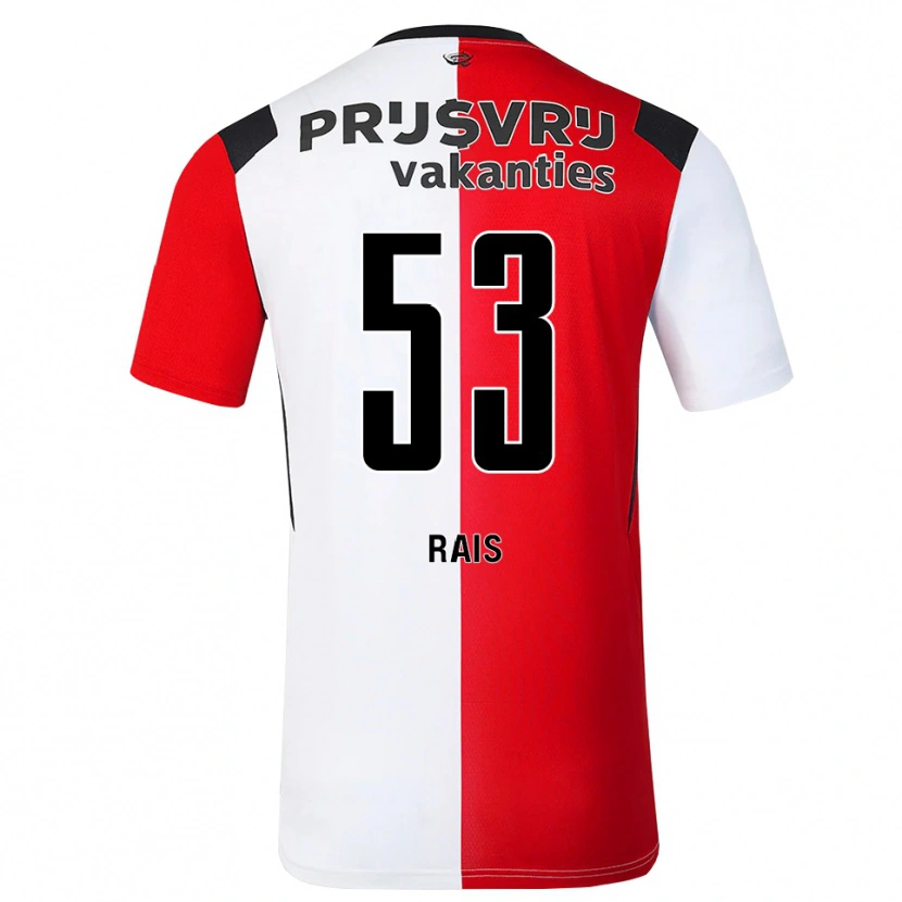 Danxen Bambino Maglia Amir Rais #53 Rosso Bianco Nero Kit Gara Home 2026/27 Maglietta