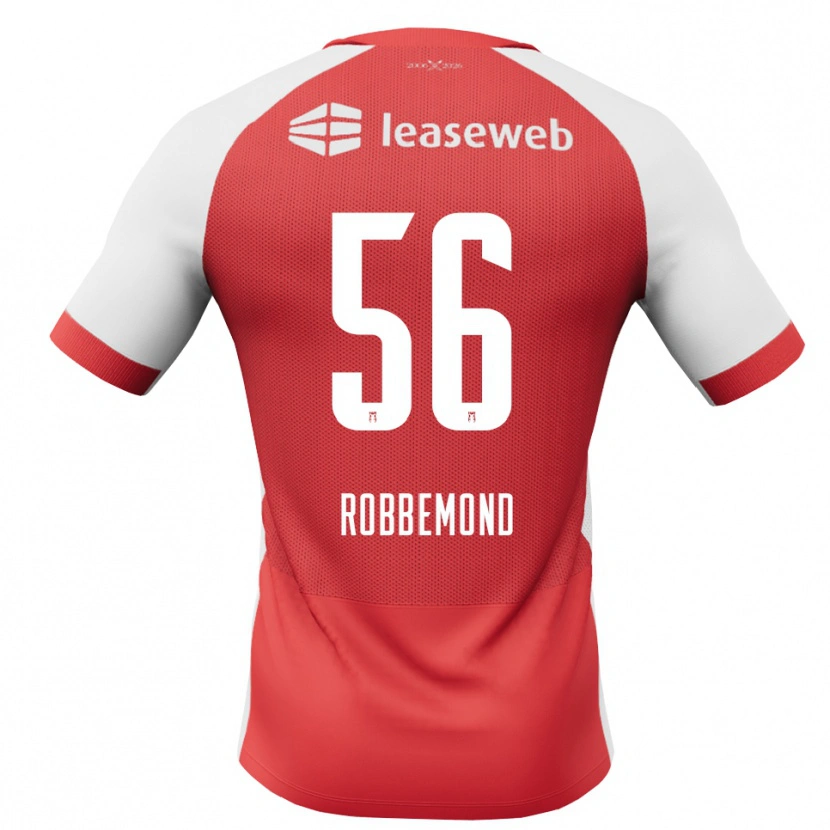 Danxen Bambino Maglia Rio Robbemond #56 Rosso Bianco Nero Kit Gara Home 2026/27 Maglietta