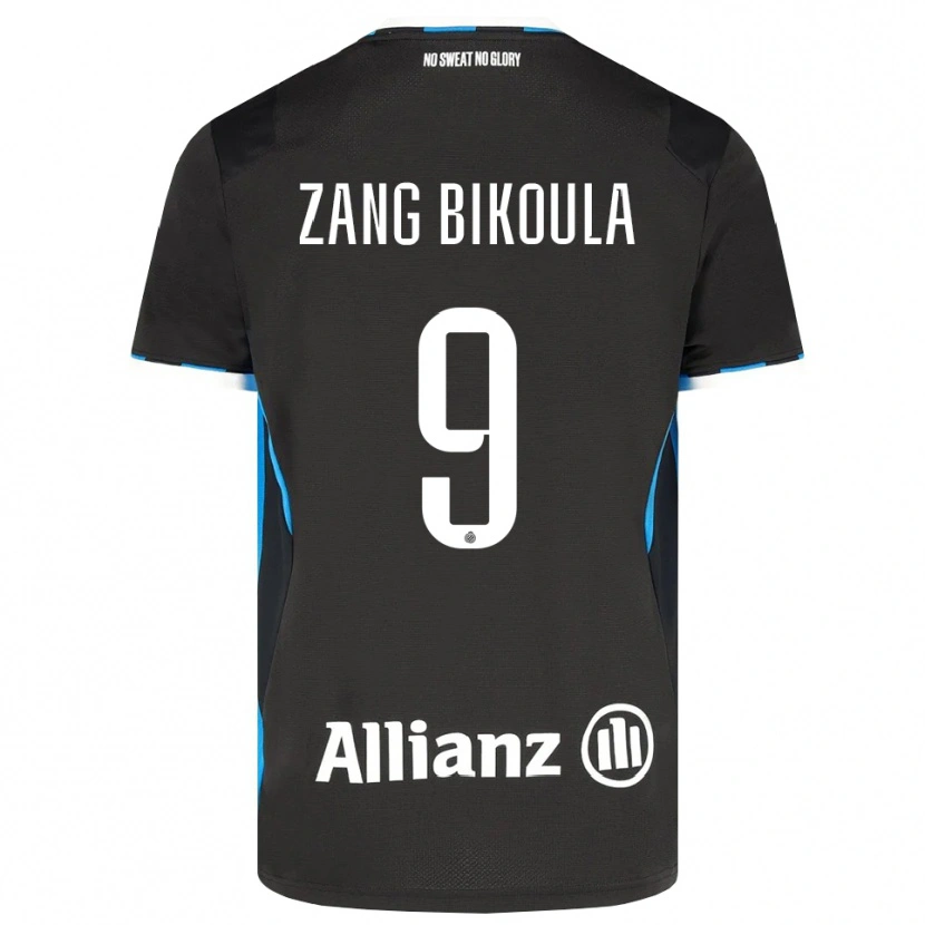 Danxen Bambino Maglia Véronique Zang Bikoula #9 Nero Rosso Blu Kit Gara Home 2026/27 Maglietta