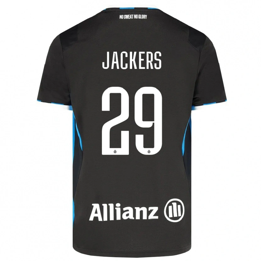Danxen Bambino Maglia Nordin Jackers #29 Nero Rosso Blu Kit Gara Home 2026/27 Maglietta