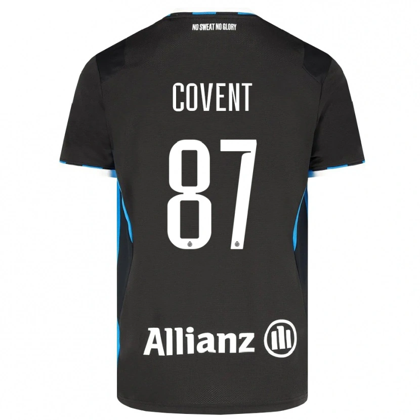 Danxen Bambino Maglia Jorijn Covent #87 Nero Rosso Blu Kit Gara Home 2026/27 Maglietta