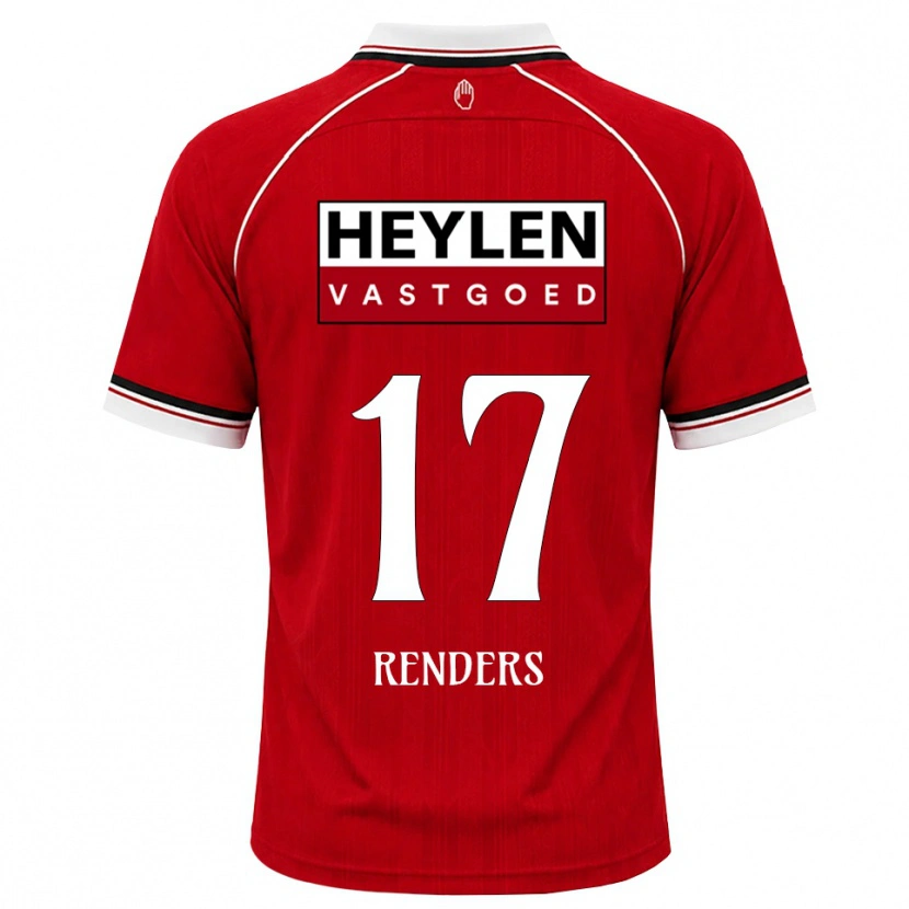 Danxen Bambino Maglia Semm Renders #17 Rosso Bianco Nero Kit Gara Home 2026/27 Maglietta