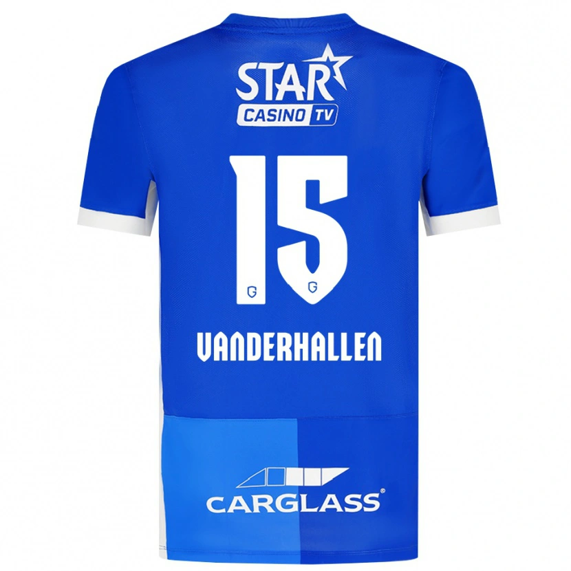 Danxen Bambino Maglia Yari Vanderhallen #15 Blu Medio Blu Reale Bianco Kit Gara Home 2026/27 Maglietta