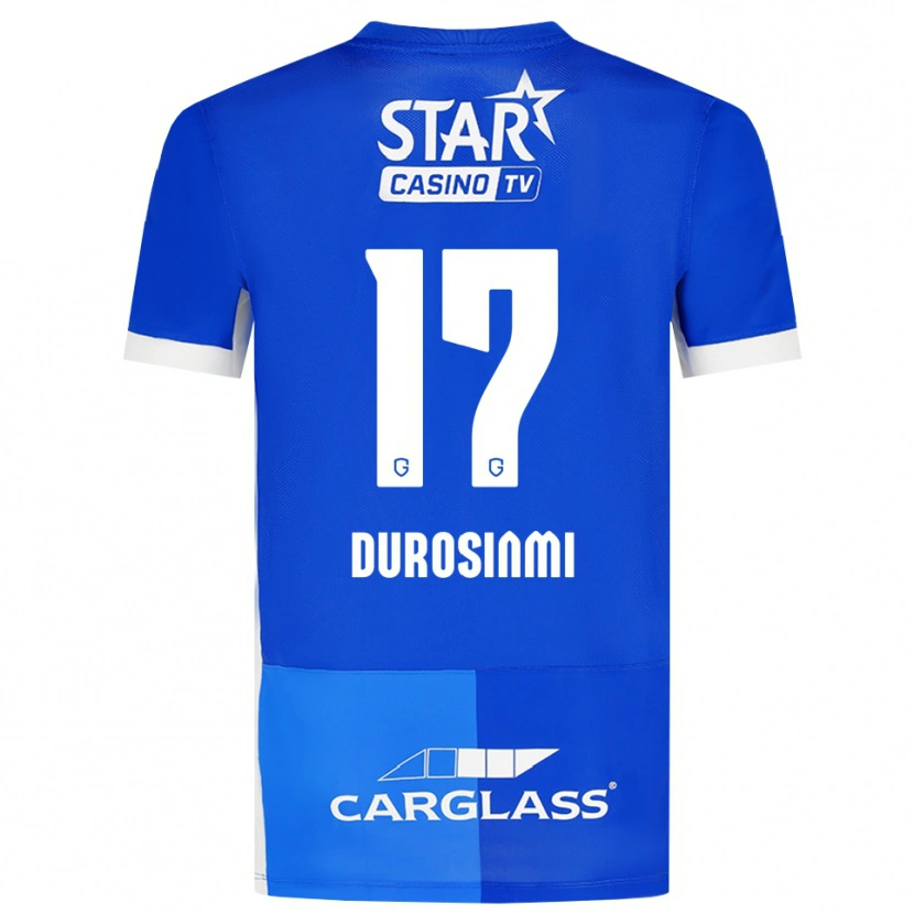 Danxen Bambino Maglia Rafiu Durosinmi #17 Blu Medio Blu Reale Bianco Kit Gara Home 2026/27 Maglietta