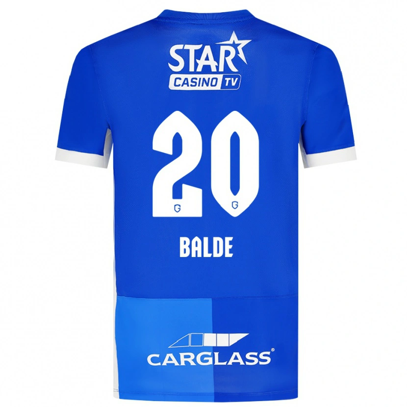 Danxen Bambino Maglia Thierno Balde #20 Blu Medio Blu Reale Bianco Kit Gara Home 2026/27 Maglietta