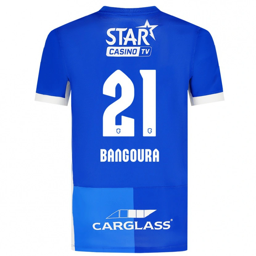 Danxen Bambino Maglia Ibrahima Sory Bangoura #21 Blu Medio Blu Reale Bianco Kit Gara Home 2026/27 Maglietta