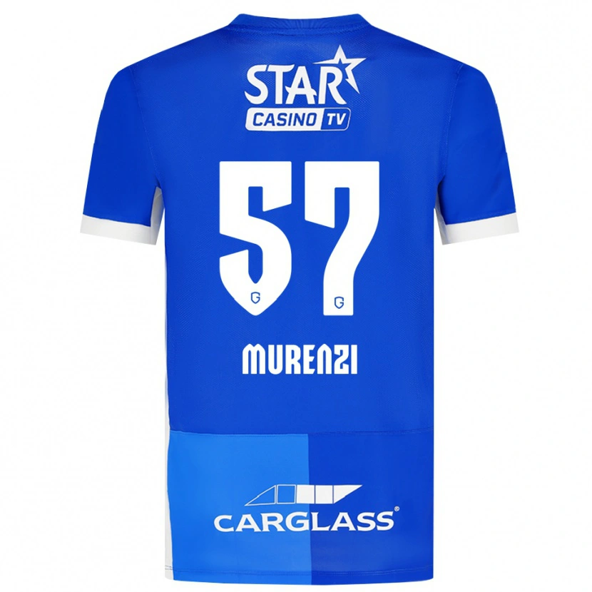 Danxen Bambino Maglia Aaron Murenzi #57 Blu Medio Blu Reale Bianco Kit Gara Home 2026/27 Maglietta
