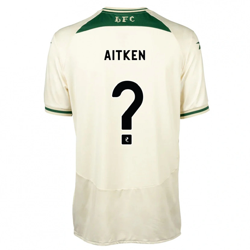 Danxen Bambino Maglia Conor Aitken #0 Verde Foresta Bianco Kit Gara Away 2026/27 Maglietta