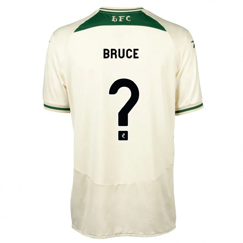 Danxen Bambino Maglia Zach Bruce #0 Verde Foresta Bianco Kit Gara Away 2026/27 Maglietta