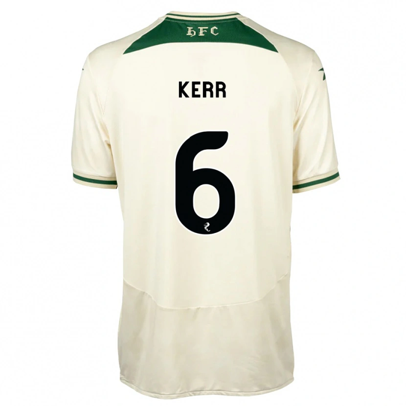 Danxen Bambino Maglia Jason Kerr #6 Verde Foresta Bianco Kit Gara Away 2026/27 Maglietta