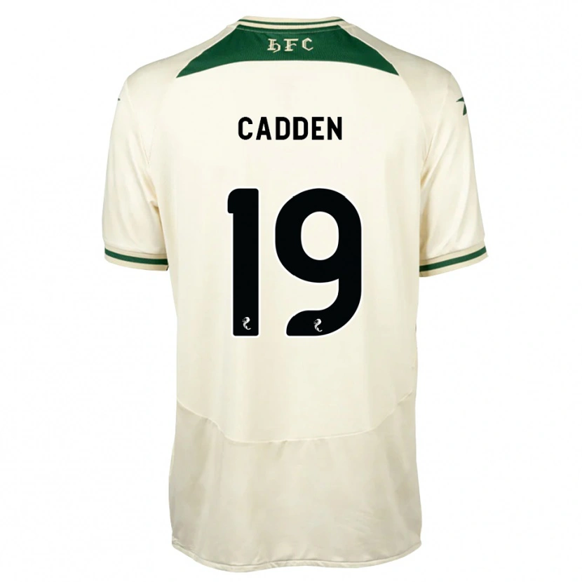 Danxen Bambino Maglia Nicky Cadden #19 Verde Foresta Bianco Kit Gara Away 2026/27 Maglietta