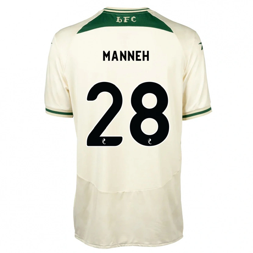 Danxen Bambino Maglia Alasana Manneh #28 Verde Foresta Bianco Kit Gara Away 2026/27 Maglietta