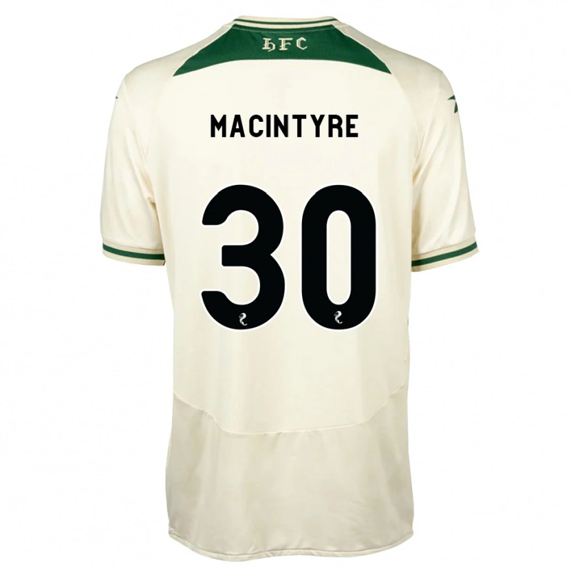 Danxen Bambino Maglia Jacob Macintyre #30 Verde Foresta Bianco Kit Gara Away 2026/27 Maglietta
