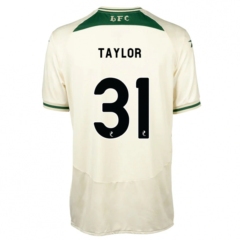 Danxen Bambino Maglia Linzi Taylor #31 Verde Foresta Bianco Kit Gara Away 2026/27 Maglietta