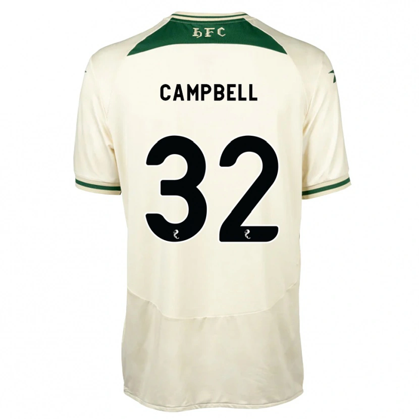 Danxen Bambino Maglia Josh Campbell #32 Verde Foresta Bianco Kit Gara Away 2026/27 Maglietta