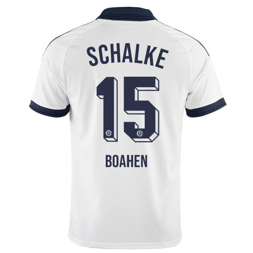 Danxen Bambino Maglia Tracy Boahen #15 Bianco Nero Kit Gara Away 2026/27 Maglietta