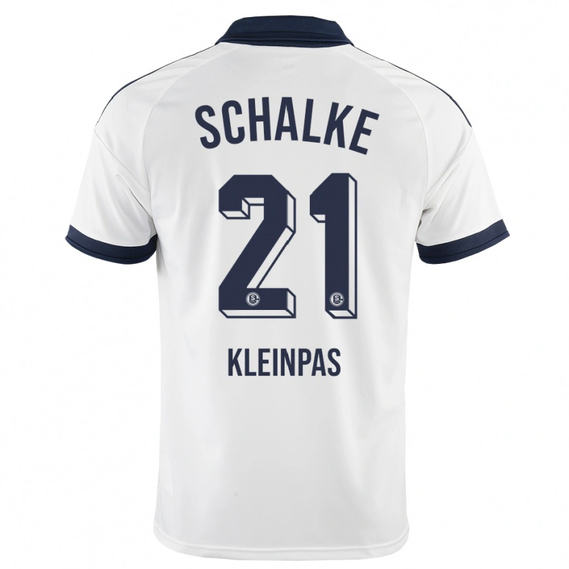 Danxen Bambino Maglia Sophie Kleinpas #21 Bianco Nero Kit Gara Away 2026/27 Maglietta
