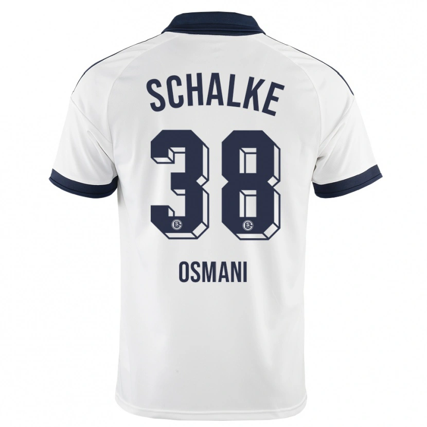 Danxen Bambino Maglia Tristan Osmani #38 Bianco Nero Kit Gara Away 2026/27 Maglietta