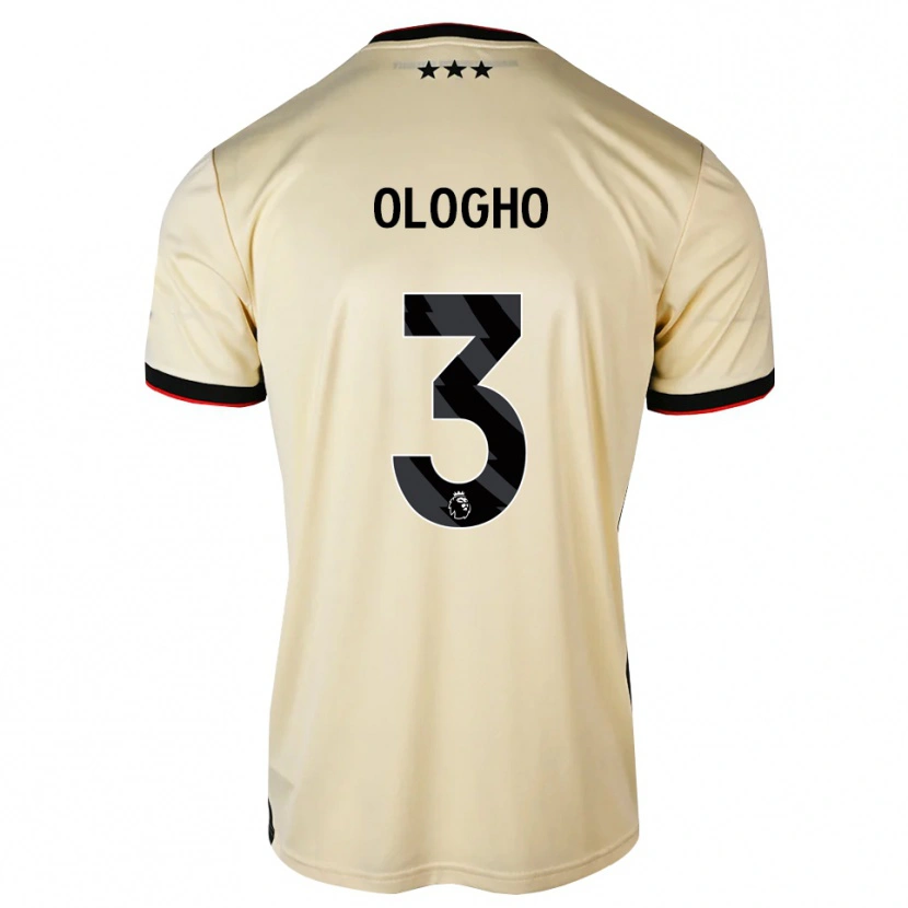 Danxen Bambino Maglia Daniel Ologho #3 Lemonchiffon Nero Rosso Kit Gara Away 2026/27 Maglietta