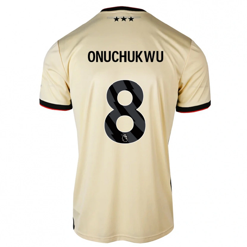 Danxen Bambino Maglia Abube Onuchukwu #8 Lemonchiffon Nero Rosso Kit Gara Away 2026/27 Maglietta