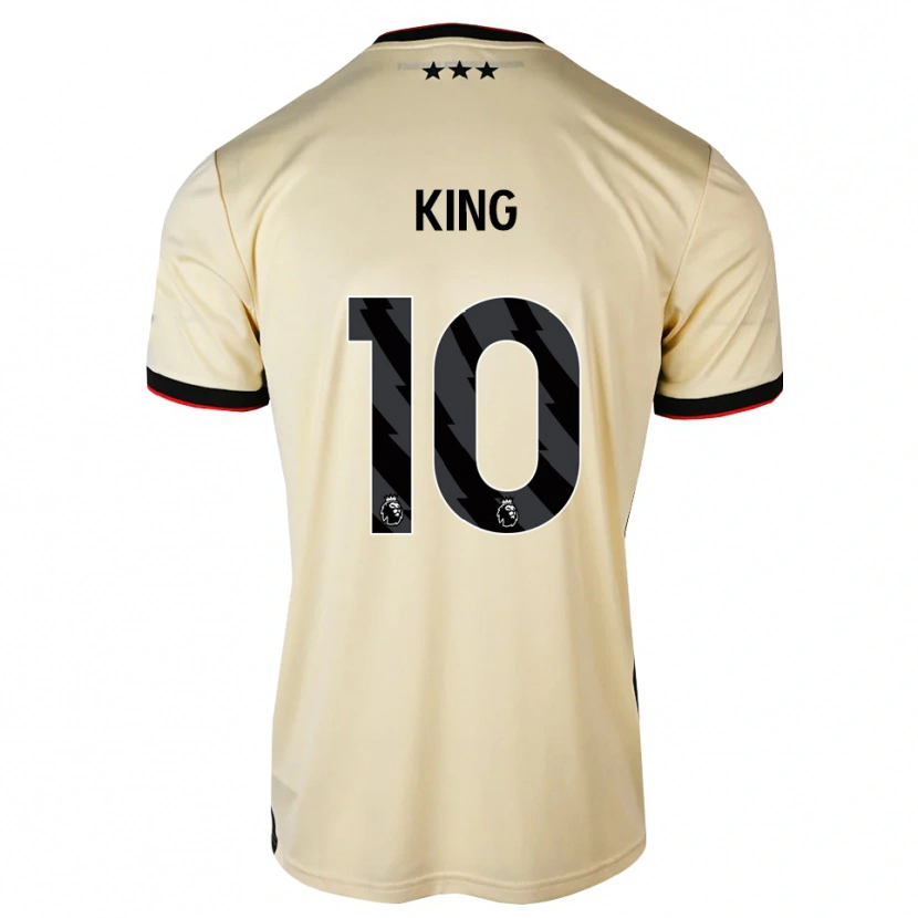 Danxen Bambino Maglia Eloise King #10 Lemonchiffon Nero Rosso Kit Gara Away 2026/27 Maglietta