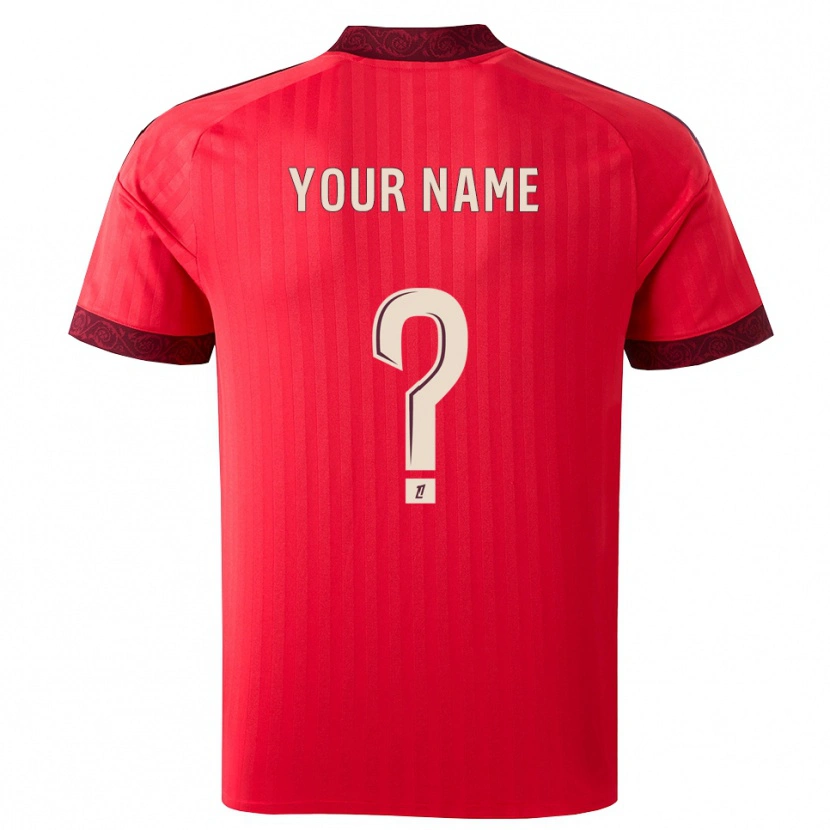 Danxen Bambino Maglia Il Tuo Nome #0 Borgogna Rosso Bianco Kit Gara Away 2026/27 Maglietta
