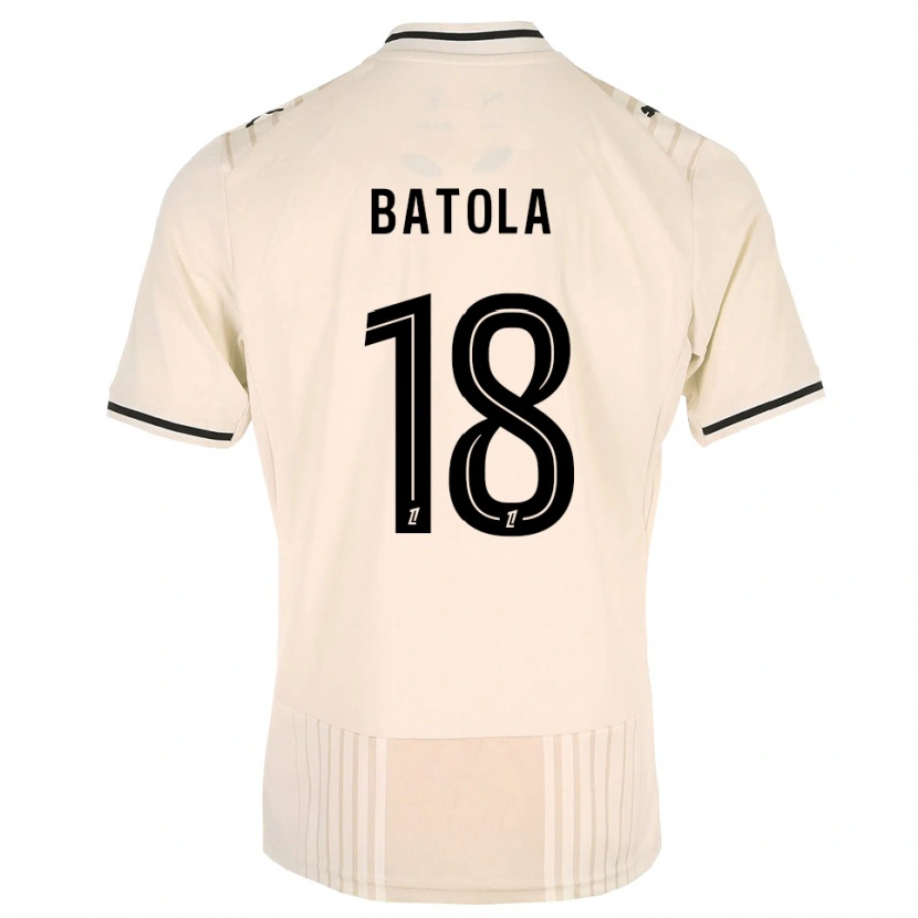 Danxen Bambino Maglia Christ Batola #18 Oldlace Nero Bianco Antico Kit Gara Away 2026/27 Maglietta