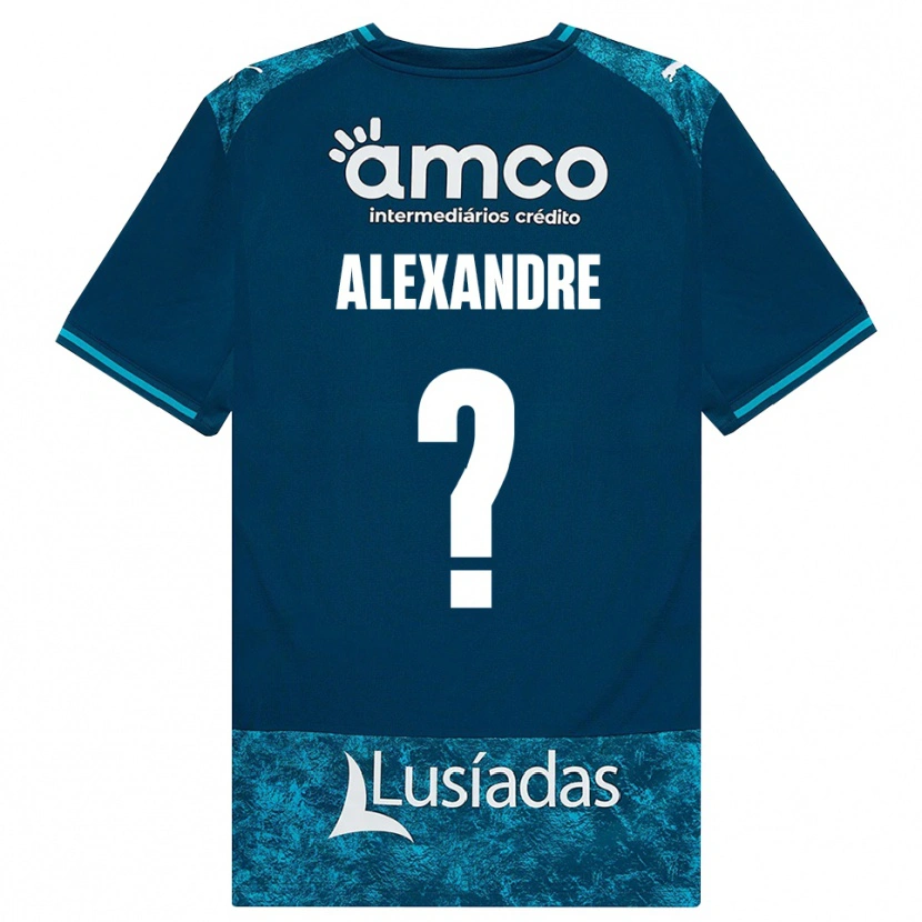 Danxen Bambino Maglia Daniel Alexandre #0 Grigioardesiascuro Verdeacqua Kit Gara Away 2026/27 Maglietta