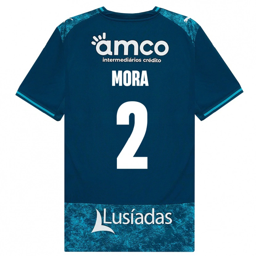 Danxen Bambino Maglia Ziad Mora #2 Grigioardesiascuro Verdeacqua Kit Gara Away 2026/27 Maglietta