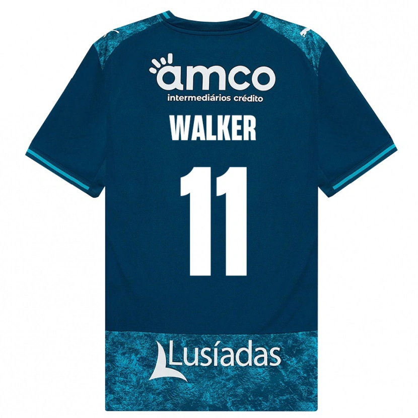 Danxen Bambino Maglia Ellie Walker #11 Grigioardesiascuro Verdeacqua Kit Gara Away 2026/27 Maglietta