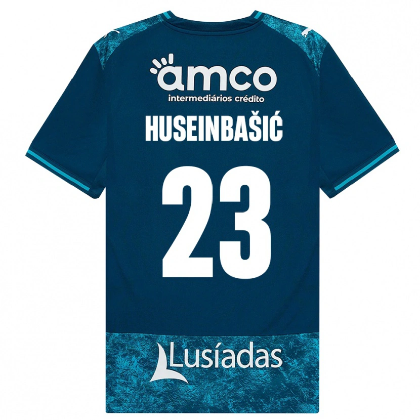 Danxen Bambino Maglia Denis Huseinbasic #23 Grigioardesiascuro Verdeacqua Kit Gara Away 2026/27 Maglietta