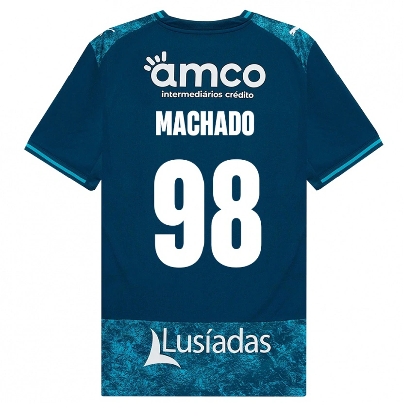 Danxen Bambino Maglia Gonçalo Machado #98 Grigioardesiascuro Verdeacqua Kit Gara Away 2026/27 Maglietta