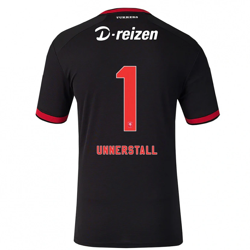 Danxen Bambino Maglia Lars Unnerstall #1 Rosso Bianco Nero Kit Gara Away 2026/27 Maglietta