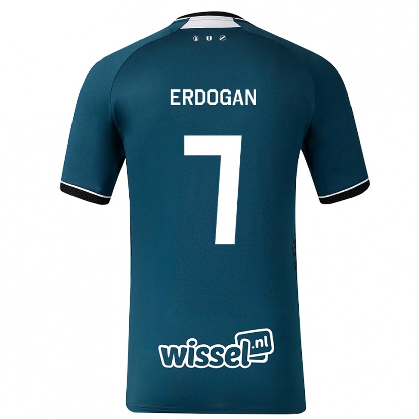 Danxen Bambino Maglia Talha Erdogan #7 Grigioardesiascuro Bianco Kit Gara Away 2026/27 Maglietta
