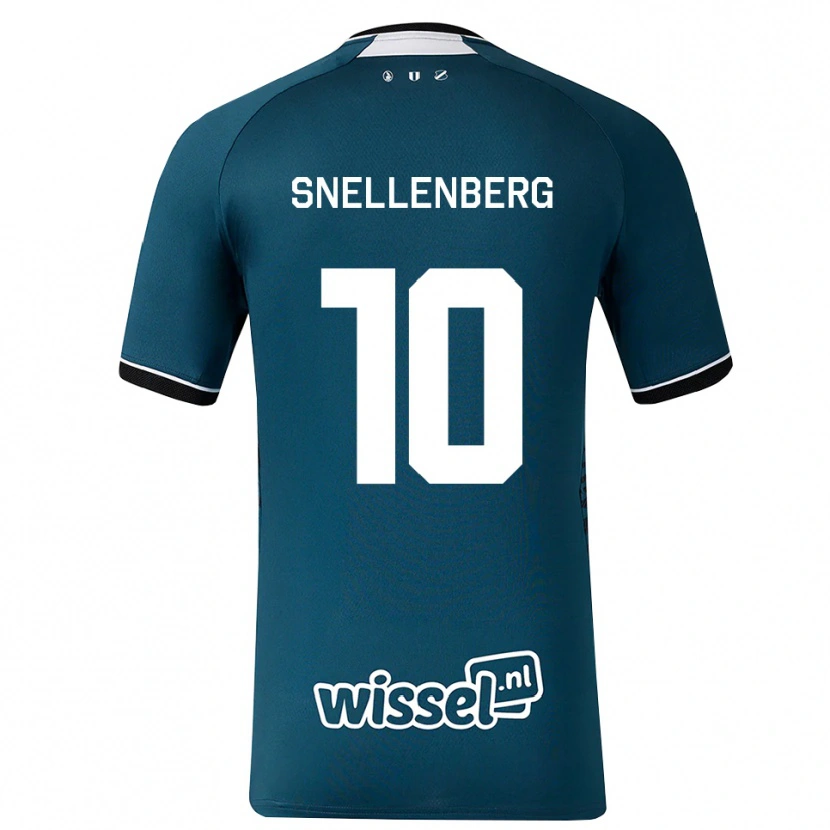 Danxen Bambino Maglia Maxime Snellenberg #10 Grigioardesiascuro Bianco Kit Gara Away 2026/27 Maglietta