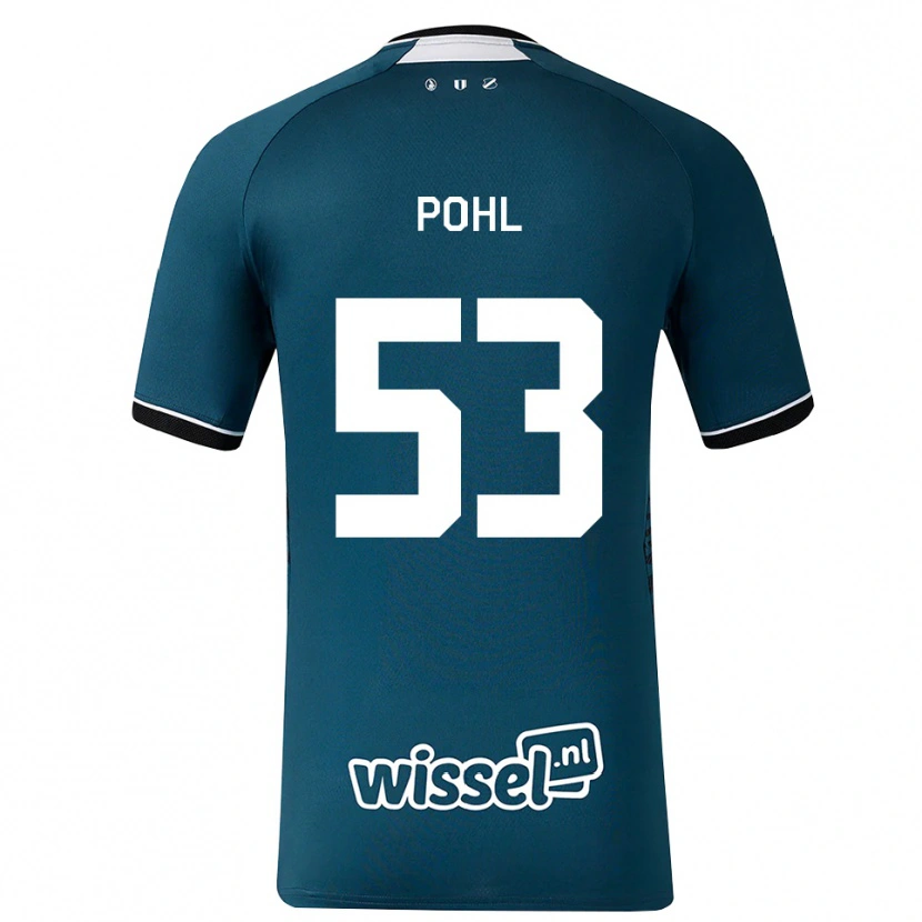 Danxen Bambino Maglia Ferdinand Pohl #53 Grigioardesiascuro Bianco Kit Gara Away 2026/27 Maglietta