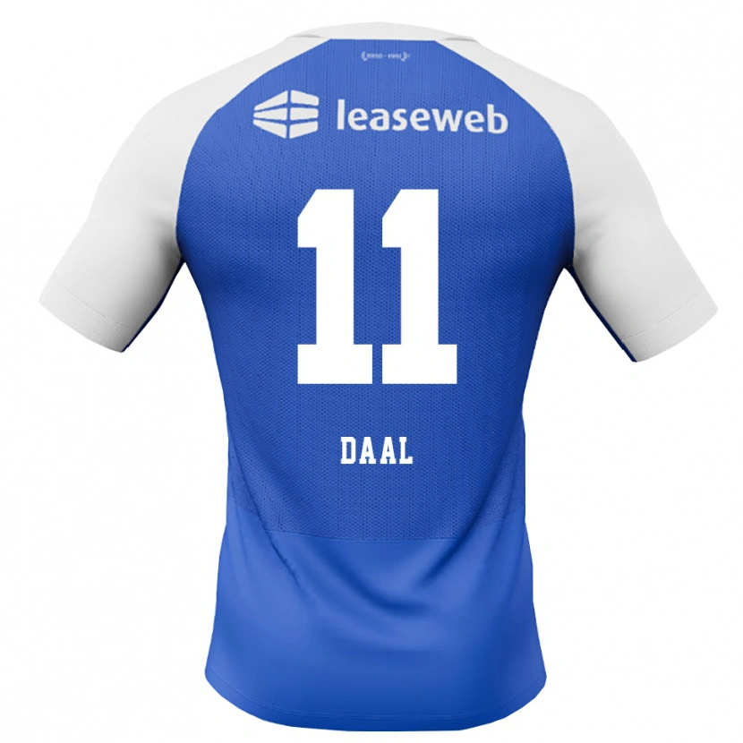Danxen Bambino Maglia Ro-Zangelo Daal #11 Blu Dodger Rosso Bianco Kit Gara Away 2026/27 Maglietta