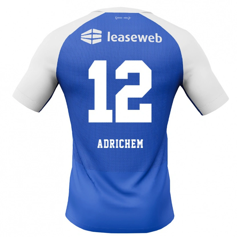 Danxen Bambino Maglia Mees Adrichem #12 Blu Dodger Rosso Bianco Kit Gara Away 2026/27 Maglietta