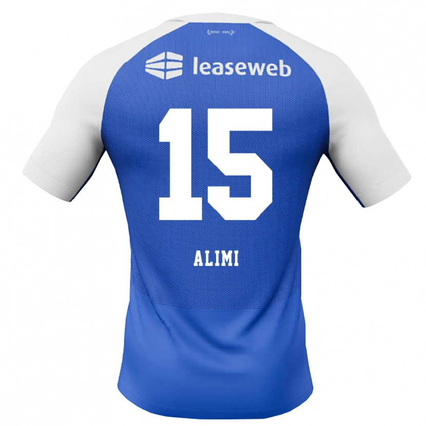 Danxen Bambino Maglia Fadil Alimi #15 Blu Dodger Rosso Bianco Kit Gara Away 2026/27 Maglietta