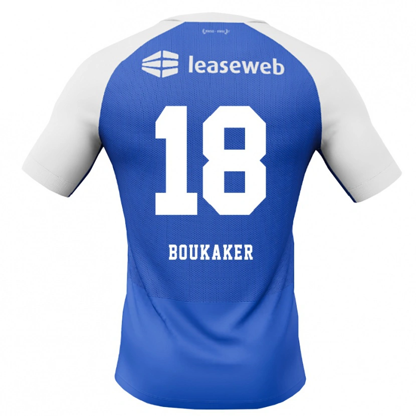 Danxen Bambino Maglia Romaissa Boukaker #18 Blu Dodger Rosso Bianco Kit Gara Away 2026/27 Maglietta