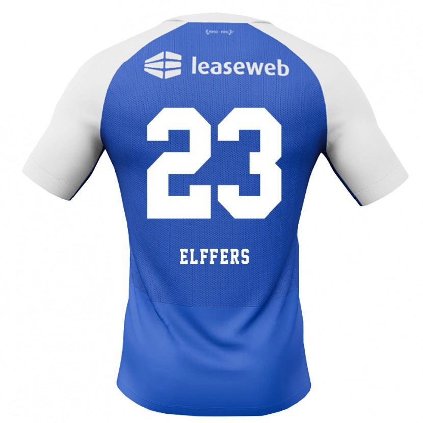 Danxen Bambino Maglia Timme Elffers #23 Blu Dodger Rosso Bianco Kit Gara Away 2026/27 Maglietta