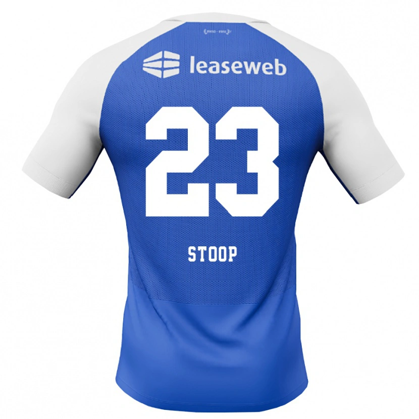 Danxen Bambino Maglia Maudy Stoop #23 Blu Dodger Rosso Bianco Kit Gara Away 2026/27 Maglietta