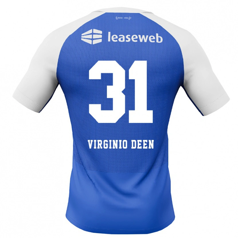 Danxen Bambino Maglia Daniël Virginio Deen #31 Blu Dodger Rosso Bianco Kit Gara Away 2026/27 Maglietta