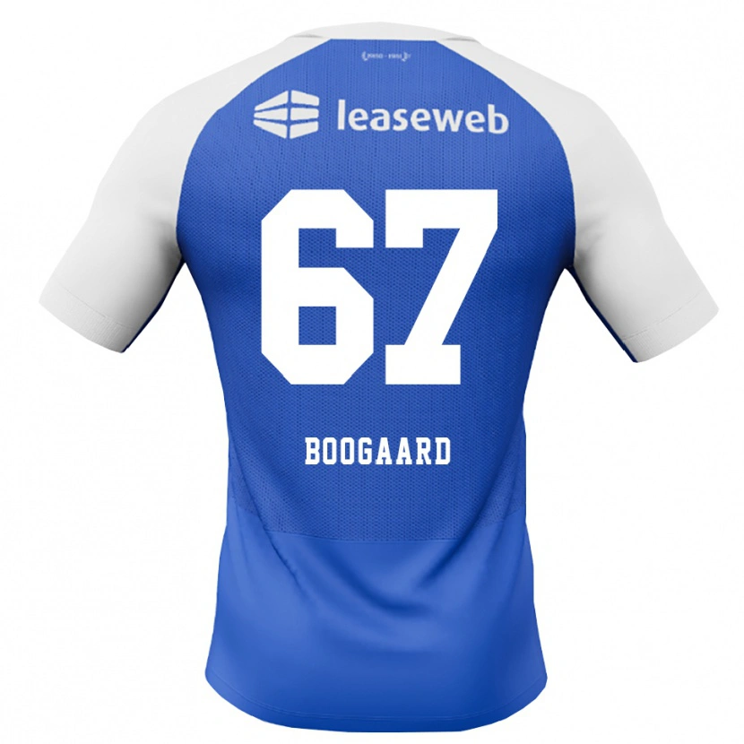 Danxen Bambino Maglia Kasper Boogaard #67 Blu Dodger Rosso Bianco Kit Gara Away 2026/27 Maglietta