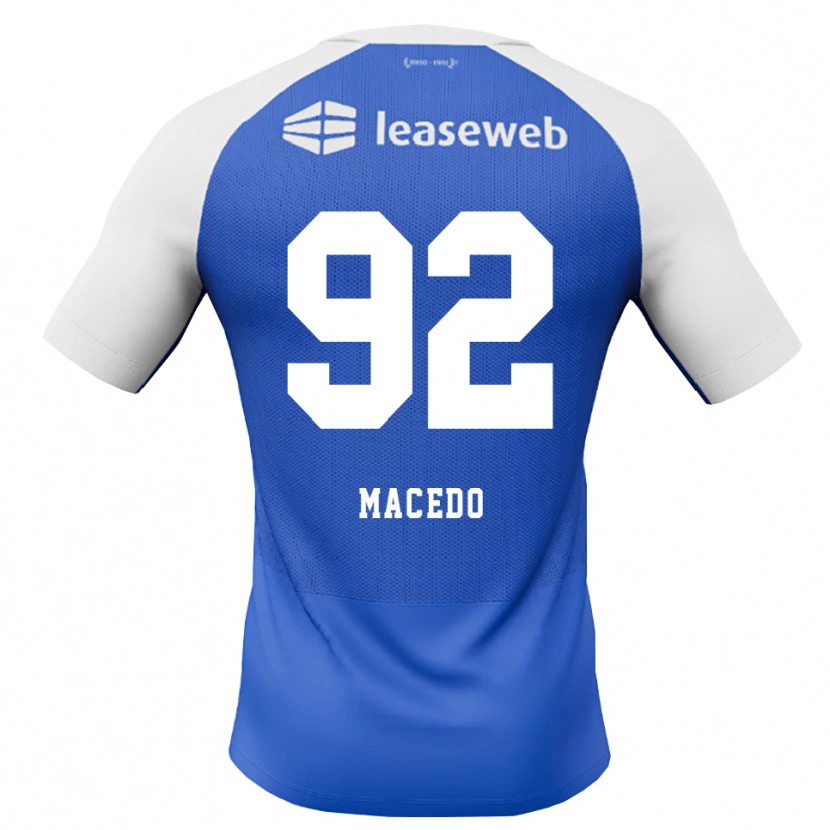 Danxen Bambino Maglia Rodrigo Macedo #92 Blu Dodger Rosso Bianco Kit Gara Away 2026/27 Maglietta