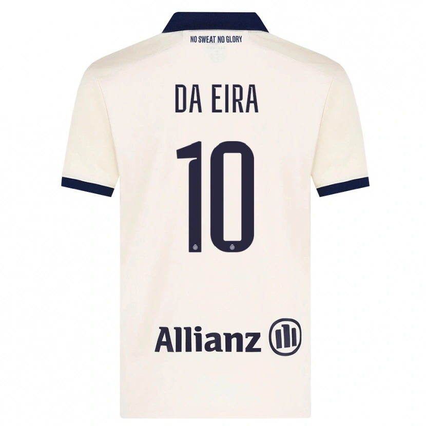 Danxen Bambino Maglia Stefanie Da Eira #10 Beige Nero Kit Gara Away 2026/27 Maglietta